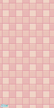 Sims 2 — Pink Tiled Wall by KalicoKat — Add a low-key, feminine touch to your sim's bathroom with this pink wall. Goes