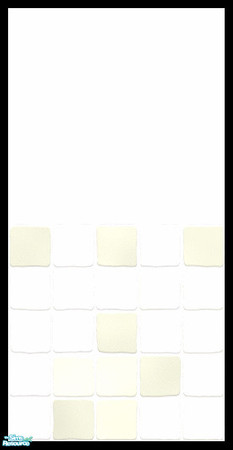 Sims 2 — MDP Off-White Half White-Tile by MelandStv — There are 10 colourful walls in this set. They are part of my