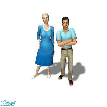 Sims 2 —  by Moza — <strong>A cleaned up family file for your convenience.</strong><br />The Jacquets