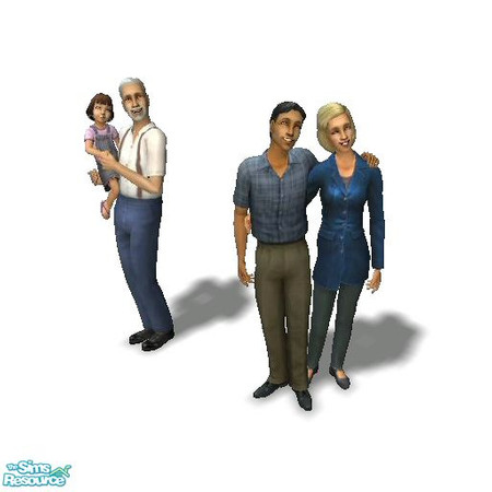 Sims 2 — Aspir Family - Desiderata Valley by Moza — <strong>A cleaned up family file for your