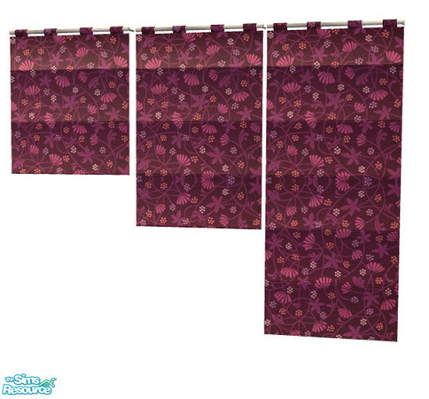 Sims 2 — More Curtains, please! #25 by Sophel21 — patterned recolors of mirakes Leyris - Bathroom - Blinds (master mesh).