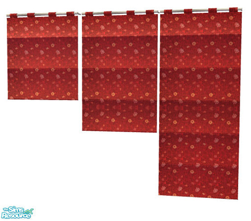 Sims 2 — More Curtains, please! #25 by Sophel21 — patterned recolors of mirakes Leyris - Bathroom - Blinds (master mesh).