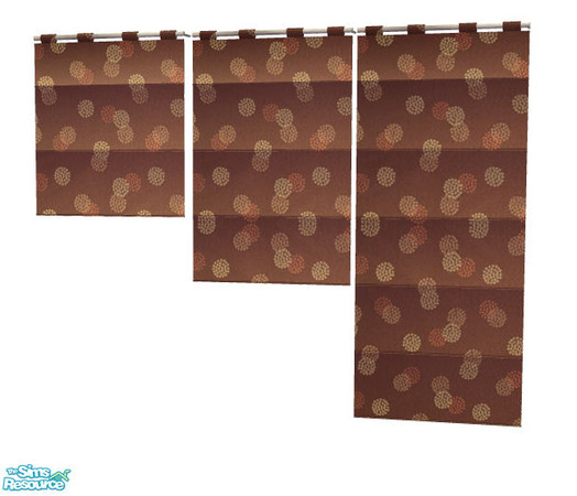 Sims 2 — More Curtains, please! #25 by Sophel21 — patterned recolors of mirakes Leyris - Bathroom - Blinds (master mesh).