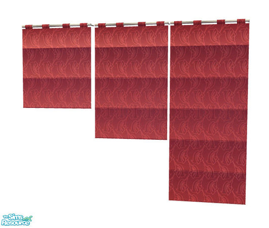 Sims 2 — More Curtains, please! #25 by Sophel21 — patterned recolors of mirakes Leyris - Bathroom - Blinds (master mesh).