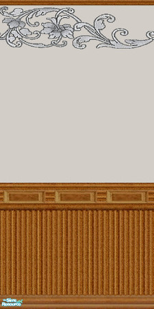 Sims 2 — Country Spatial White by Lorah — Request by Raquel. Country Spatial White. Has matching floor.