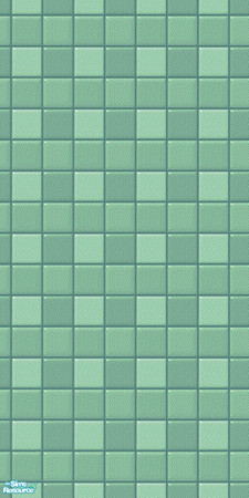 Sims 2 — Green Tiled Wall #1 by KalicoKat — Have your sim experience this soothing shade of green while bathing. This