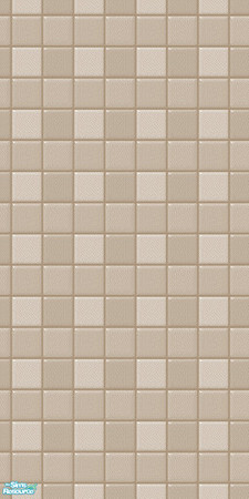 Sims 2 — Brown Tiled Wall by KalicoKat — Add a muted masculine touch to your sim's bathroom with this brown tiled wall.