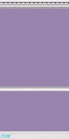 Sims 2 — Lavender Paint with White Mouldings by Crass — by Crass TSRAA (matching carpet and linoleum available)