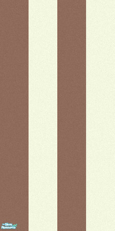 Sims 2 — Brown & Cream Striped Wallpaper #1 by KalicoKat — This wallpaper adds a masculine touch to your sim's