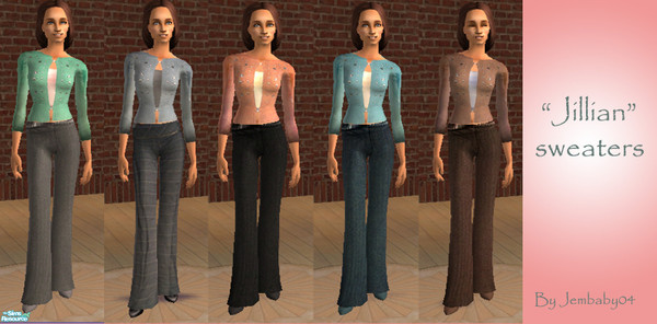 Sims 2 — Jillian Sweaters Set by jembaby04 — "Jillian" style sweaters are a classy choice for any sim, whether