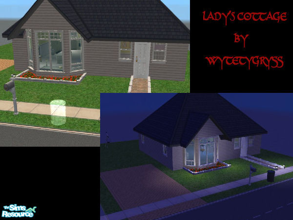 Sims 2 — Lady's Cottage by wytetygryss — A small cottage perfect for that young female sim just starting out on her own.