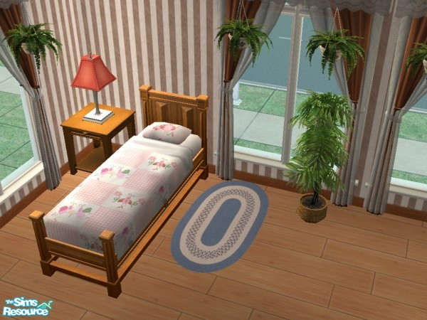 Sims 2 — Judy_OvalRug Light Blue by judyhugsnoopy — Recolor of Maxis "Unbridled Braids" Oval Rug. Hope you like