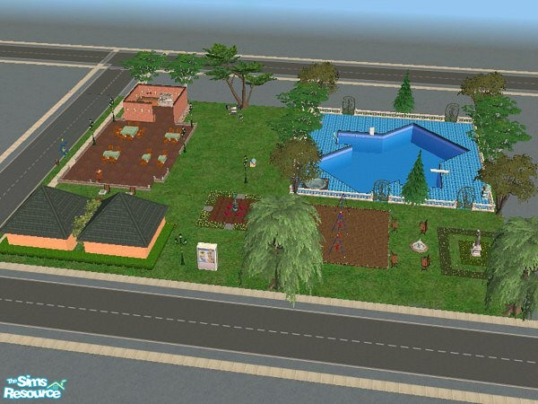 Sims 2 — Highland Park by KalicoKat — This spacious park is fun for the whole family! Here are the things your sims will