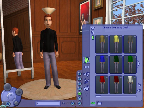 Sims 2 — Boy's Sweater Outfits by queenmab75 — A collection of sweater and jean outfits for you child Sims!