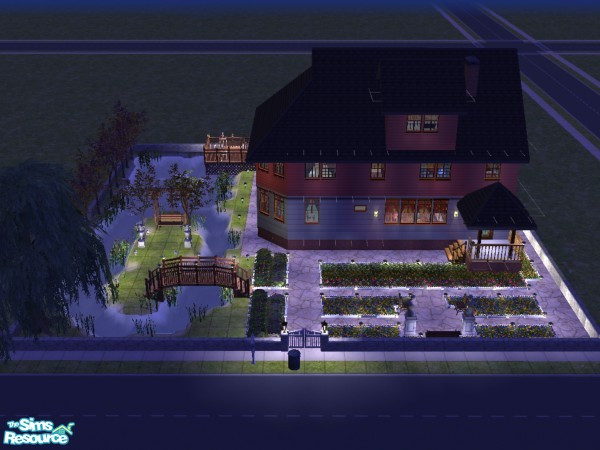 Sims 2 — Willowtree House by oldmember_trevor6342 — A 3 BED, 2 BATHROOM medium size lot. Features include a spacious
