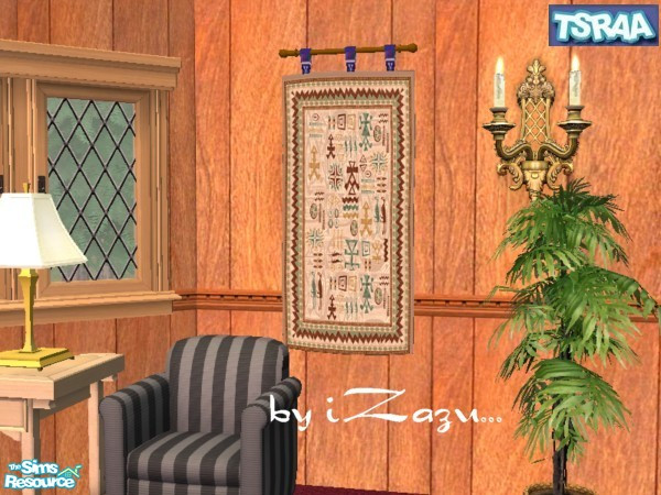 Sims 2 — Wall Hanging 3 by TSR Archive — Set of 4 Wall Hangings for your Sim Family Homes. Wall hangings always bring a