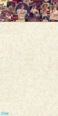 Sims 2 — CocaCola Wallpaper Gibson Girl Lght by maddox97 — *******TSRAA************ Various CocaCola borders for