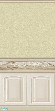 Sims 2 — Elegant Cream Woodwork 4 by Lorah — Elegant cream woodwork with yesteryear-yellow sand paint.