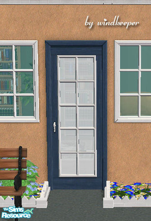 Sims 2 — Murray glass door - frosted glass by Windkeeper — Frosted glass recolor for the door.