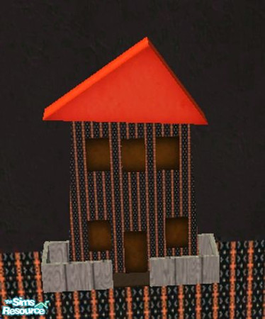 Sims 2 — TC-110 Halloween Party- Haunted House Wall Hanging by mom_of2boyz — Everything you need for a spooky Halloween