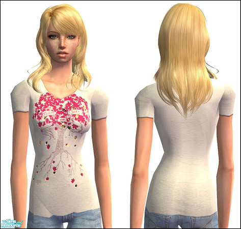 Sims 2 — Diversity - White/Pink by Aleeza — No EP required. Enjoy!