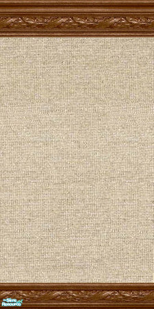Sims 2 — jsf2WalnutWheat by jsf — A slubbed, woven, light brown colored, heavily textured wallpaper in my walnut