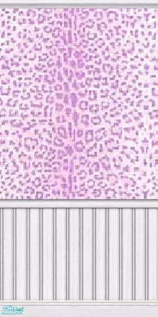 Sims 2 — Cheetah gals with white panelling by mightyfaithgirl — perfect wallpaper for the cheetah in you!