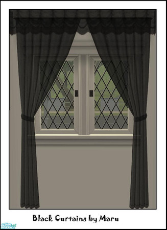 Sims 2 — My Chemical Romance Curtains by Bury me deep inside your heart — 