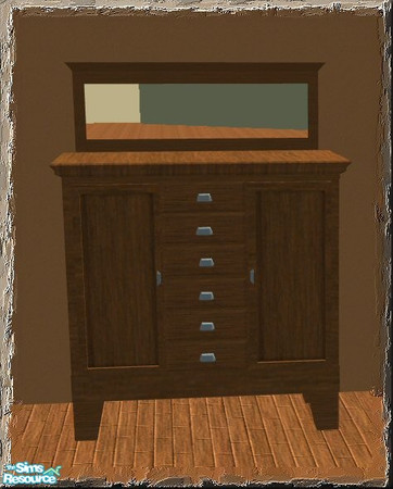 Sims 2 — Loft Collection in Maple - Mirror by Waverly — Urban Updates. Fall to sleep in peace in this New Classic