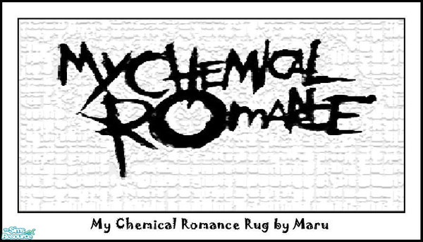 Sims 2 — My Chemical Romance Rug by Bury me deep inside your heart — 