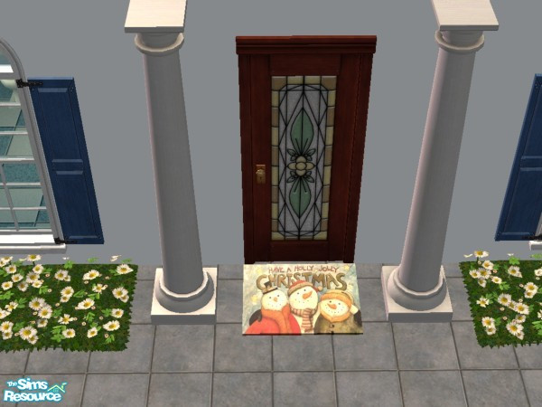 Sims 2 — Judy_1x1_DoorMat 4 by judyhugsnoopy — Another Christmas Door Mat Set. Enjoy :D **TSRAA** Note:You need to