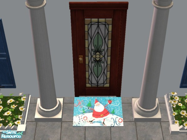 Sims 2 — Judy_1x1_DoorMat 3 by judyhugsnoopy — Another Christmas Door Mat Set. Enjoy :D **TSRAA** Note:You need to