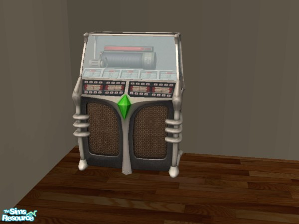 Sims 2 — Jukebox Black Recolor by c_literati — Six items Maxis included in the objects files but did not make available