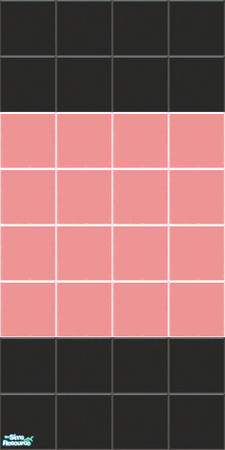 Sims 2 —  Pink and Black 2 by TSR Archive — Part of a set of 6 wallpapers and 6 floor tiles to mix and match as you