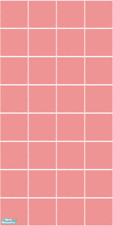 Sims 2 — Pink Tiles by TSR Archive — Part of a set of 6 wallpapers and 6 floor tiles to mix and match as you please. **