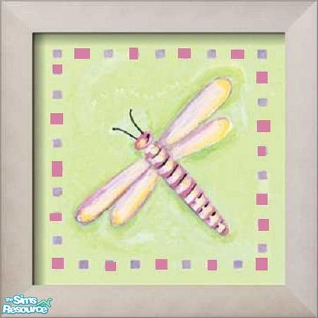 Sims 2 — Bugaboos: firefly picture by kristiemi — A set of three paintings for your little sim's bedroom or nursery. *
