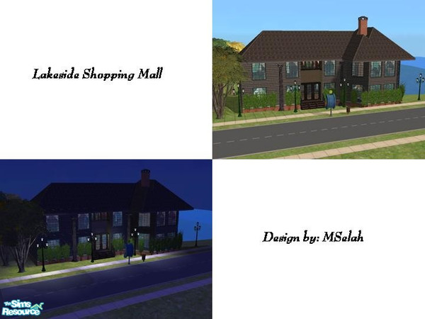 Sims 2 — Lakeside Shopping Mall by mselah — When only the best will do. Clothes, magazines, electronics kiosk. Upstairs