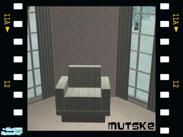 Sims 2 — Salisbury AliceBlue Sofa by Mutske — Salisbury Sofa and Curtain. In nice plain colors. This is set 1. You need