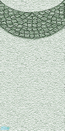 Sims 2 — Fan Stencil Green 1 by Lorah — Fan stencil (sand) painted green.