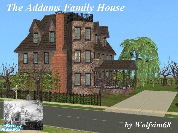 Wolfsim68 S The Addams Family House