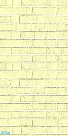 Sims 2 — Painted Brick in Mediteranean White by dolphin7v — A Painted brick to brighten any Sim community, created by