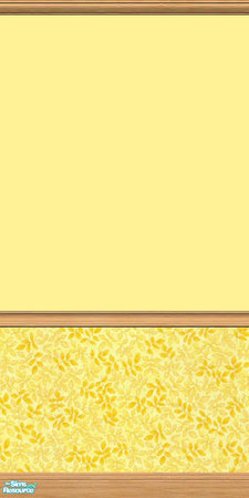 Sims 2 — VS Daffodils Wall - TC46 by Vanilla Sim — Created to match all of my VS Daffodils sets. Texture Challenge 46,