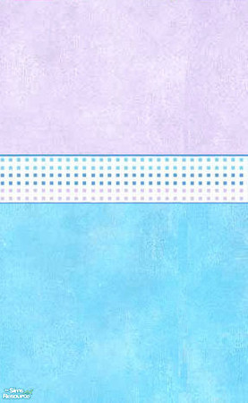 Sims 2 — Funky Fun Purple Wallpaper by smurfberry32 — Cute purple and blue funky wallpaper that is great for your teen