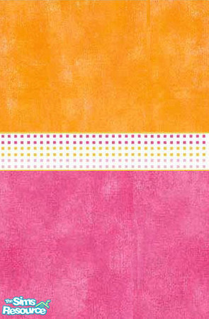Sims 2 — Funky Fun Pink Wallpaper by smurfberry32 — Fun and funky pretty wallpaper for you teen sims or your entire sims