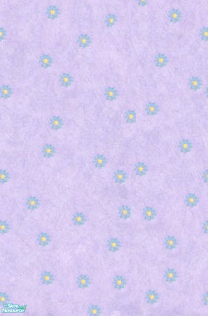 Sims 2 — Blue Daisy Wallpaper by smurfberry32 — Pretty blue daisy wallpaper 