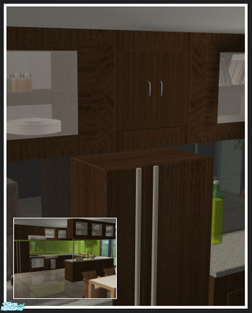 Sims 2 — Colorado kitchen - darkwood - smoke alarm by mirake — 