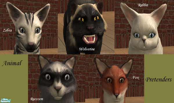 Sims 2 — Animal Pretenders by ravynangel — So often cats just don't realize they're cats. This can be said of my animal