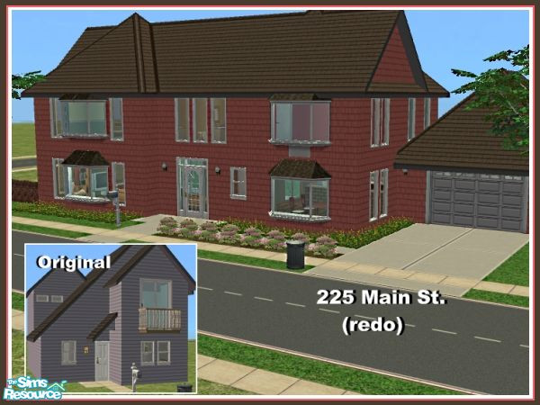 Sims 2 — 225 Main St-Redo by missy_sceeter — My recent Redo of the Pleasantview lot of the same address. While it now has