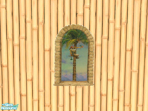 Sims 2 — Pirate Arch by hatshepsut — Part of the Pirate Wall Art set.