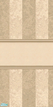 Sims 2 — Elegance by Yizzi — Off white and darker beige stripes. 5 walls and floors.